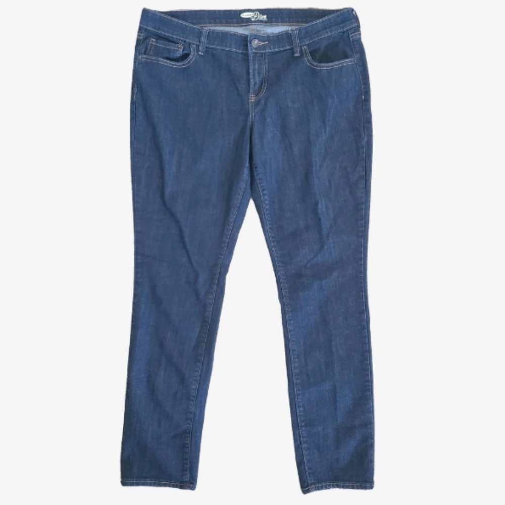 Old Navy Women's Dark Blue Slim Pants The Diva